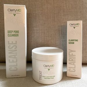 CLARITY MD - Cleanser/ Clarifying Serum/ Acne Pads
